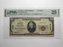 Load image into Gallery viewer, $20 1929 Grafton North Dakota ND National Currency Bank Note Bill Ch. #3096 VF25