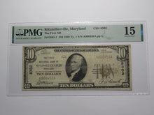 Load image into Gallery viewer, $10 1929 Kitzmillerville Maryland National Currency Bank Note Bill Ch. #8302 F15