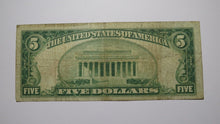 Load image into Gallery viewer, $5 1929 Portland Maine ME National Currency Bank Note Bill Charter #4128 FINE+