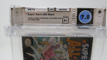 Load image into Gallery viewer, Original Super Mario All Stars Super Nintendo Sealed Video Game Wata Graded 7.0 