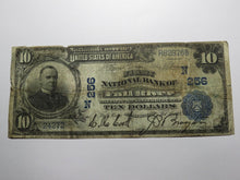 Load image into Gallery viewer, $10 1902 Fall River Massachusetts National Currency Bank Note Bill Ch. #256 RARE