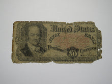 Load image into Gallery viewer, 1874 $.50 Fifth Issue Fractional Currency Obsolete Bank Note Bill! 5th