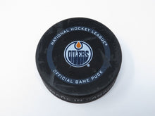 Load image into Gallery viewer, 2022 Los Angeles Kings Vs Edmonton Oilers Game 1 Playoff Game Used Puck McDavid!