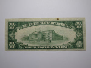 $10 1929 Portland Maine ME National Currency Bank Note Bill Charter #4128 VF