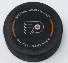 Load image into Gallery viewer, 2022-23 Washington Capitals Vs. Flyers Game Used Puck -2 Ovechkin Goals in Game