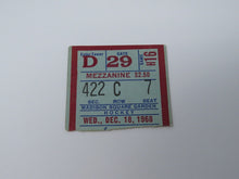 Load image into Gallery viewer, December 18, 1968 New York Rangers Vs Chicago Blackhawks NHL Hockey Ticket Stub