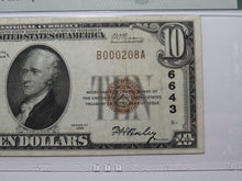 Load image into Gallery viewer, $10 1929 Augusta Kansas KS National Currency Bank Note Bill Ch. #6643 PMG VF30