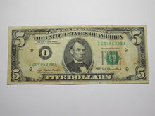 Load image into Gallery viewer, $5 1977 Full Face to Back Offset Error Federal Reserve Bank Note Bill VF