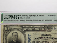 Load image into Gallery viewer, $10 1902 Conway Springs Kansas KS National Currency Bank Note Bill Ch #8467 VF25