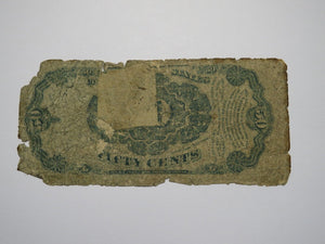 1874 $.50 Fifth Issue Fractional Currency Obsolete Bank Note Bill! 5th