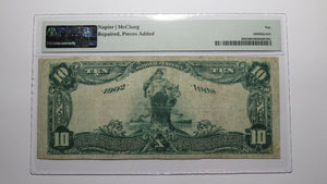 $10 1902 Redding California CA National Currency Bank Note Bill #10100 VG10 PMG