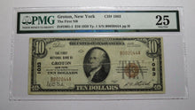 Load image into Gallery viewer, $10 1929 Groton New York NY National Currency Bank Note Bill Ch. #1083 VF25 PMG