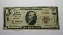 Load image into Gallery viewer, $10 1929 Clayton New York NY National Currency Bank Note Bill Ch. #5108 Fine+