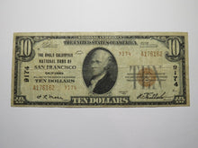 Load image into Gallery viewer, $10 1929 San Francisco California CA National Currency Bank Note Bill Ch. #9174