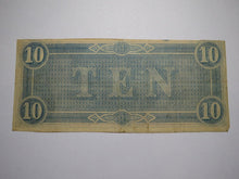 Load image into Gallery viewer, $10 1864 Richmond Virginia VA Confederate Currency Bank Note Bill RARE T68 VF