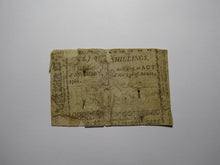 Load image into Gallery viewer, 1761 Ten Shillings North Carolina NC Colonial Currency Note Bill RARE Issue 10s