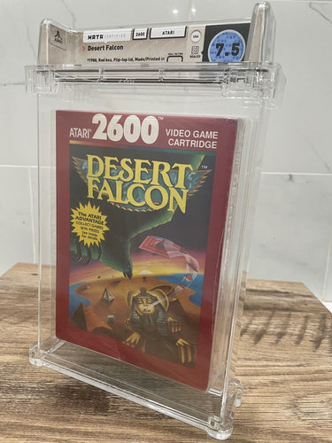 Unopened Desert Falcon Atari 2600 Sealed Video Game! Wata Graded 7.5 A Seal 1987