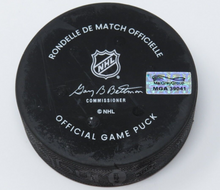 Load image into Gallery viewer, 2022-23 Washington Capitals Vs. Flyers Game Used Puck -2 Ovechkin Goals in Game