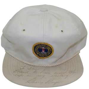 1974 Gary Player Masters Tournament Match Used Worn Winning Hat Augusta PGA Golf