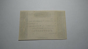 $.50 18__ Worthington Ohio OH Obsolete Currency Bank Note Fractional Remainder!