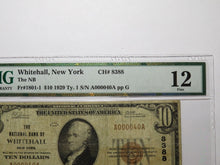 Load image into Gallery viewer, $10 1929 Whitehall New York NY National Currency Bank Note Bill Ch #8388 F12 PMG