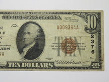 Load image into Gallery viewer, $10 1929 Olean New York NY National Currency Bank Note Bill Charter #2376 FINE+