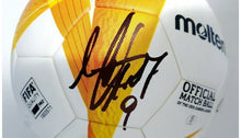 Load image into Gallery viewer, 2020-21 Match Used Napoli Sociedad UEFA Europa League Soccer Ball! Team Signed!