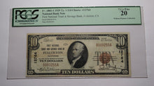 Load image into Gallery viewer, $10 1929 Fullerton California CA National Currency Bank Note Bill #12764 VF PCGS