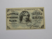 Load image into Gallery viewer, $.03 1870&#39;s Poughkeepsie New York Obsolete Currency Note Eastman College UNC++