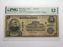 Load image into Gallery viewer, $5 1902 Mercedes Texas TX National Currency Bank Note Bill Ch. #11879 F12 PMG