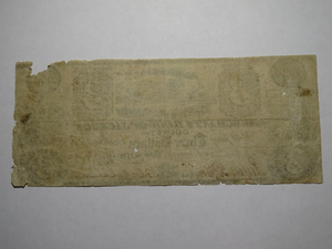 $3 1840 Brooklyn Michigan MI Obsolete Currency Bank Note Bill Jackson Merchants