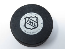 Load image into Gallery viewer, Cornwall Aces AHL Official Viceroy InGlasco Game Used Puck Defunct Hockey Team