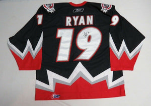 2005-06 Sean Ryan Ottawa 67's Game Used Worn OHL Hockey Jersey! Sebas Patch CHL