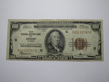 Load image into Gallery viewer, $100 1929 Chicago Illinois IL National Currency Note Federal Reserve Bank FINE