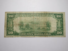 Load image into Gallery viewer, $20 1929 Steubenville Ohio OH National Currency Bank Note Bill Ch. #2160 VF+