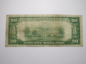 $20 1929 Steubenville Ohio OH National Currency Bank Note Bill Ch. #2160 VF+