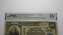 Load image into Gallery viewer, $10 1902 Grand Rapids Wisconsin WI National Currency Bank Note Bill 4639 PMG F15