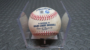 2019 Albert Almora Jr. Chicago Cubs Game Used Walk MLB Baseball! Kyle McGowin