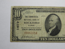 Load image into Gallery viewer, $10 1929 Rockford Illinois IL National Currency Bank Note Bill Ch. #11679 FINE