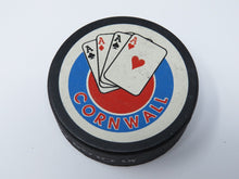 Load image into Gallery viewer, Cornwall Aces AHL Official Viceroy InGlasco Game Used Puck Defunct Hockey Team