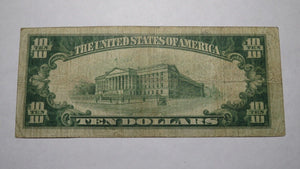 $10 1929 South Otselic New York NY National Currency Bank Note Bill #7774 FINE!