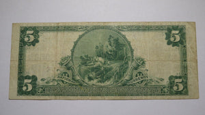 $5 1902 Oakland California CA National Currency Bank Note Bill Charter #9502 VF