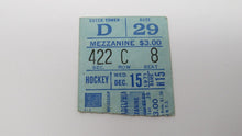 Load image into Gallery viewer, December 15, 1971 New York Rangers Vs Philadelphia Flyers NHL Hockey Ticket Stub