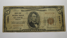 Load image into Gallery viewer, $5 1929 St. Louis Missouri MO National Currency Bank Note Bill! Ch. #13264