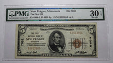 Load image into Gallery viewer, $5 1929 New Prague Minnesota MN National Currency Bank Note Bill! #7092 VF30 EPQ