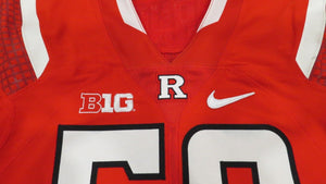 2016 Julius Turner Rutgers Scarlet Knights Game Used Worn Football Jersey Big 10