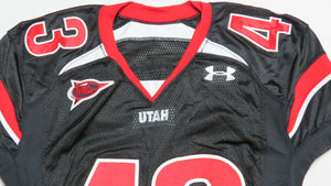 2008 Lei Talamaivao Utah Utes Game Used Worn Under Armour NCAA Football Jersey