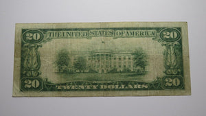 $20 1929 Painesville Ohio OH National Currency Bank Note Bill Ch. #13318 FINE+