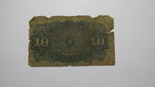 Load image into Gallery viewer, 1863 $.10 Fourth Issue Fractional Currency Obsolete Bank Note Bill! 4th AG