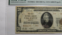 Load image into Gallery viewer, $20 1929 Fair Haven Vermont VT National Currency Bank Note Bill Ch. #344 F15 PMG